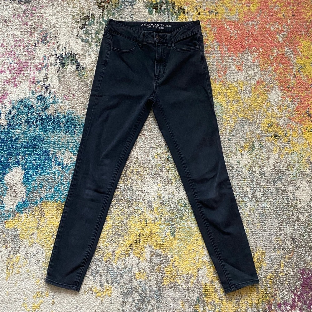 American Eagle black skinny jeans